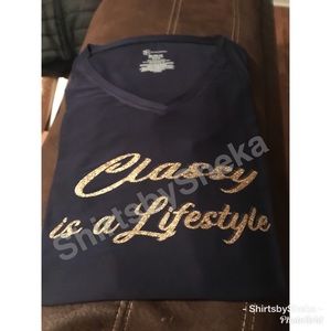 T-Shirts hand made with life be and TLC.